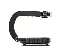 TEMU Estabilizador de Portátil Puluz U/C - Soporte Versátil de ABS Negro para SLR, Cámaras de Acción y Smartphones con Agarre Ajustable y Abrazadera de Montaje - para Fotografía al y Vlogging