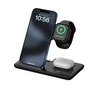 TEMU Estación de Carga Inalámbrica para Múltiples Dispositivos | Base de Carga Rápida para iWatch Series 6 SE 5 4 3 2, Pro 3 2, iPhone 17/16/15/14/13/12/11