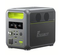 TEMU Estación de Energía Portátil FOSSiBOT F1200, Generador Solar LiFePO4 de 1024Wh, con 2 Refuerzos de Potencia de 1200W y AC de 2400W, Tipo C de 100W, Adecuado para Viajes, Camping y Uso Doméstico