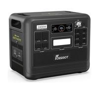 TEMU Estación de energía portátil FOSSiBOT F2400, batería de 2048Wh/640000mAh de LiFePO4, generador solar de 2400W (4800W de pico), 13 puertos de para uso doméstico, camping y emergencias en RV.