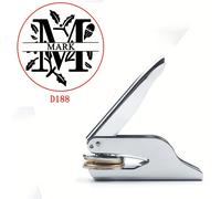 TEMU Estampador de Relieve Personalizado - Máquina de Relieve Rápida y Fácil para Papel, Decora Libros, Sobres, Servilletas e tu Logotipo en el Papel