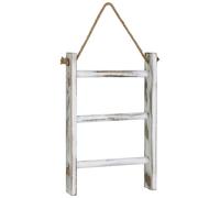 TEMU Estante de Almacenamiento de Madera de Tres Niveles: Estante de Escalera con de Cuerda para en la Pared para Toallas de Baño - Accesorio Decorativo para el Hogar Estilo
