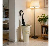 TEMU Estante de Almacenamiento para Paraguas de Hierro Vintage | Artefacto en la Entrada de Puertas Domésticas, Diseño de Barril, Tema de de Flores