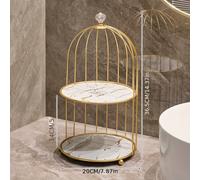 TEMU Estante de baño de gran capacidad para , ideal para guardar cosméticos, productos para el cuidado de la piel, perfumes y un porta cepillos de dientes