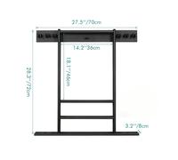 TEMU Estante de Billar de Madera, Soporte para Almacenamiento y Exhibición de Tacos de Billar, Porta Tacos de Billar de Madera