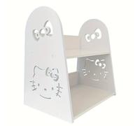 TEMU Estante de escritorio Hello Kitty, organizador de almacenamiento de escritorio de madera versátil para dormitorio, oficina y hogar