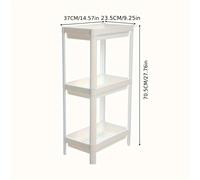 TEMU Estante de Esquina Versátil de 3/4 Niveles - Estante de Piso para Organización de Baño, Cocina y Dormitorio