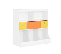 TEMU Estanteras cestas 92 x 40 x 93 cm SoBuy KMB26-W