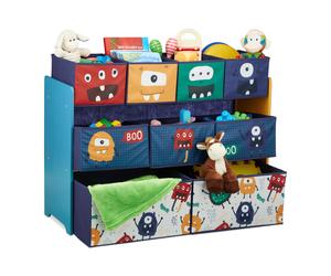 TEMU Estantería infantil 'Monster' multicolor - 92.5×70×30 cm