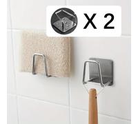TEMU Estantería Metálica Autoadhesiva Versátil - Antioxidante, Fácil de Instalar, Duradera con Función de Drenaje para Cocina y Baño, Estante de Almacenamiento, Estantes de Utilidad