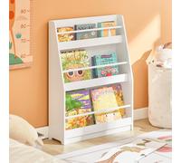 TEMU Estantería para niños SoBuy, estante de pared para almacenamiento de libros KMB45-W