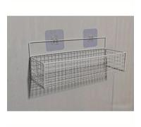 TEMU Estantería Resistente para Baño sin Taladro - Organizador Sobre el Inodoro, Construcción de Hierro , Ahorra , Ideal para Baño, y Cocina - Fácil Instalación con Ganchos