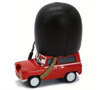 TEMU Estatua de consola de coche de luces de Disney Cars, figura de de sombrero de moda retro, aleación de aluminio, ideal para decoración de fiestas y exhibición de escritorio, regalo para .