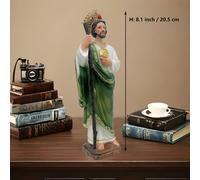 TEMU Estatua de , de resina, coloreada, como regalo para aquellos que a , ideal para el culto católico en casa y una pieza decorativa coleccionable