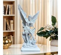 TEMU Estatua del San Derrotando al , un artículo religioso coleccionable y decorativo para el cristianismo y el catolicismo