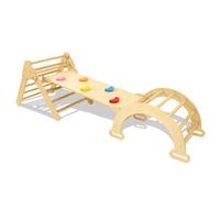 TEMU Estructura de escalada , aparato de escalada con de escalada, y tobogán para uso en interiores, diseñado para el entrenamiento físico en casa para niños