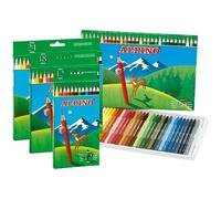 TEMU Estuche 12 Lapices de madera Alpino Lápices para Colorear regalo para material escolar