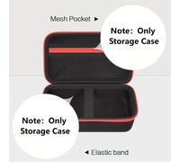 TEMU Estuche Compacto de EVA para Bomba de Aire Portátil y Compresor de 120 PSI - Ideal para Inflador de Neumáticos de Coche, Cables USB y Accesorios (Solo Estuche)