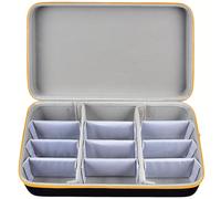 TEMU Estuche de almacenamiento de batería EVA Extra Grande, Interior Negro, para batería y cargador DEWALT 20V/ 60V MAX XR y baterías de 2.0/3.0/4.0/5.0/6.0/9.0-Ah