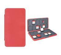 TEMU Estuche de almacenamiento de cartuchos de juegos con 24 ranuras de juegos ranuras de tarjetas Micro SD, compatible con Switch Lite/Oled.