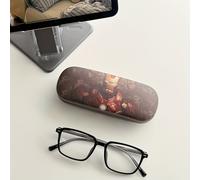 TEMU Estuche de Gafas Elegante Marvel Spider-Man para Hombre, Caja de Almacenamiento de Alta Gama Iron Man y Capitán América, Estuche Portátil de Cuero Sintético para Miopía, Moda