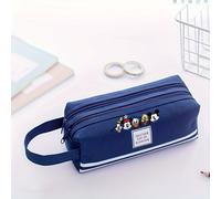 TEMU Estuche de Lápices Disney Mouse de Gran Capacidad - Tela Oxford Resistente, Diseño con Cremallera, Portátil y Multifuncional para Uso Diario en