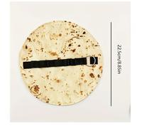 TEMU Estuche de Lápices Enrollable de Lona, Diseño Tipo Envoltorio de Pancake, Organizador de Papelería Portátil, Almacenamiento de Lápices Tipo Burrito