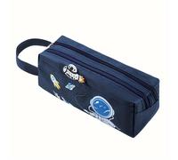 TEMU Estuche De Lápices Portátil De Astronauta Espacial, Lindo Bolso De Almacenamiento De Suministros Escolares De Animales De Dibujos Animados, Bolsa De Lápices De De Capa De Gran Capacidad, Regalo