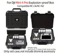 TEMU Estuche de protección contra explosiones para 4 Pro - Cubierta de carcasa con almacenamiento de herramientas, gran capacidad, diseño portátil para accesorios de 4 Pro, Mini 4 Pro Cas.