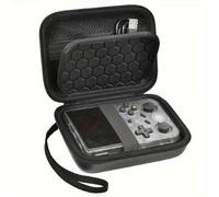 TEMU Estuche de Viaje Compatible con RG353V/ / Retro Consola de Juegos Portátil, Organizador de Almacenamiento de Portátil a Prueba de Golpes con Bolsillo para Accesorios, Correa para la - Solo