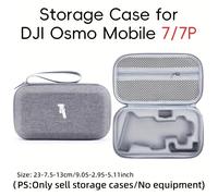 TEMU Estuche de Viaje para DJI Mobile 7/7P, Diseñado para Proteger Contra Caídas, Ideal para Guardar Accesorios Gimbal Portátil 7/OM 7P