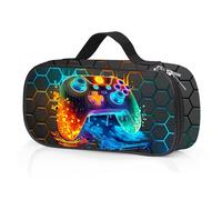 TEMU Estuche para Bolígrafos de Gran Capacidad con Diseño de Mango, Portátil con Cremallera para Auriculares y Llaves