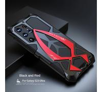 TEMU Estuche para for Samsung S23 Ultra con metálico antichoque y protección contra el polvo, disipación de y diseño de coche deportivo, carcasa rígida