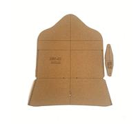 TEMU Estuche para gafas de herramientas de artesanía de cuero a , para gafas con , estuche para gafas marrón de cuero de vaca, plantilla de cartón, de papel, de bolso de cuero