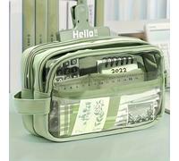 TEMU Estuche para Lápices, Bolsa de Utilería y Neceser - Gran Capacidad, Portátil, Regalo Ideal para Oficina/ para Adolescentes y Adultos (Hombres, Mujeres, Niñas, Niños)