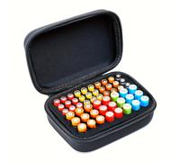 TEMU Estuche portátil para almacenamiento de baterías, de 24 pilas AA o 30 pilas AAA (pilas no incluidas)