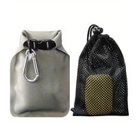 TEMU Estuche Portátil para Jabón de Viaje con Bolsillo Plegable, Contenedor Impermeable y Separación -Húmedo, Soporte para Jabón al