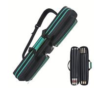 TEMU Estuche Premium de Tela Oxford para Tacos de Billar, y Duradero, Capacidad para 4 Cañas y 3 Puntas, Bolsa de Gran Capacidad, Ideal para Jugadores de Billar y Snooker, Regalo para al Deporte