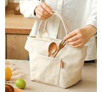 TEMU Estuche Térmico Estilo Japonés para Almuerzo, Bolsa Aislante Gruesa para y Trabajadores de Oficina, Ideal para a