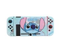 TEMU Estuche Transparente de Disney Stitch para Nintendo Switch NS, Estuche de Silicona con Diseño de Anime y Juego, Protector de Dibujos Animados