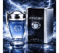 TEMU Everlyx - Invincible Extreme for Men - Eau de Parfum masculina con y acabado metálico - para uso diario o noches de carácter, aportando y firmeza en aplicación.
