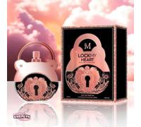 TEMU Everlyx - Perfume Lo ck My Eau de Parfum 100ml - femenina con notas de , frutas y almizcle - romá y duradero amor y - Frasco de cand ado rosa y negro con detalles metálicos