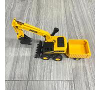 TEMU Excavadora Bulldozer Camión Volquete , Vehículo de Construcción Grande de con Cabina 360°, Potencia por y , ABS, Sin Batería para Niños y Niñas de 3+, Regalo para al Colegio/Halloween/Navidad