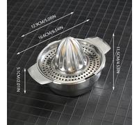 TEMU Exprimidor Manual de Acero Inoxidable para Naranjas y Limones, Exprimidor de Naranjas Tipo Prensa