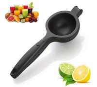 TEMU Exprimidor manual de aleación de de calidad, exprimidor de limón portátil, exprimidor de cítricos de prensa manual para extraer , adecuado para el hogar, actividades al aire libre y fiestas
