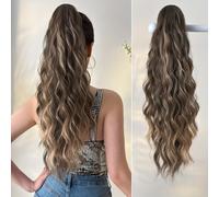 TEMU Extensión de coleta de agua de 24 pulgadas con forma de garra de fibra sintética resistente al , para a peinados cortos para uso diario por mujeres.