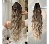 TEMU Extensión de con Ombre de 24 pulgadas de fibra sintética resistente al , para el uso diario por parte de hombres y mujeres.