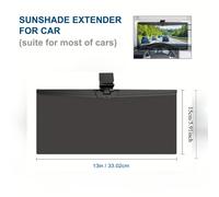 TEMU Extensor de visera para coche, protección polarizada antirreflejos, extensor con clip de seguridad ajustable, ajuste, conducción y cómoda