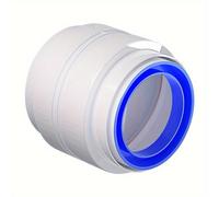 TEMU Extractor de Baño con Válvula de Retención, Adecuado para Ventilación de Calentadores de Baño, Inodoro y Sistemas de Tuberías de 110 mm