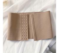 TEMU Faja Abdominal de Tres Botones! Entrenador de Cintura Moldeador para el Estómago los Entrenamientos, Color Liso, Transpirable